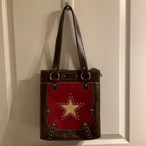Lone star shoulder bag
